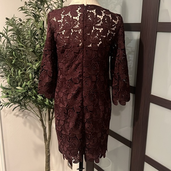 Ann Taylor Burgundy Dress - Picture 4 of 5